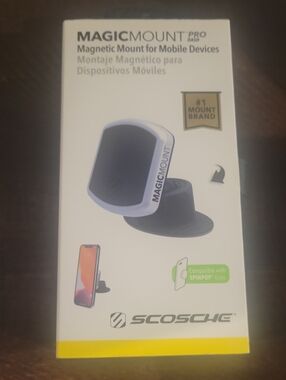 Scosche MagicMount Pro Magnetic Car Mount - White/Black